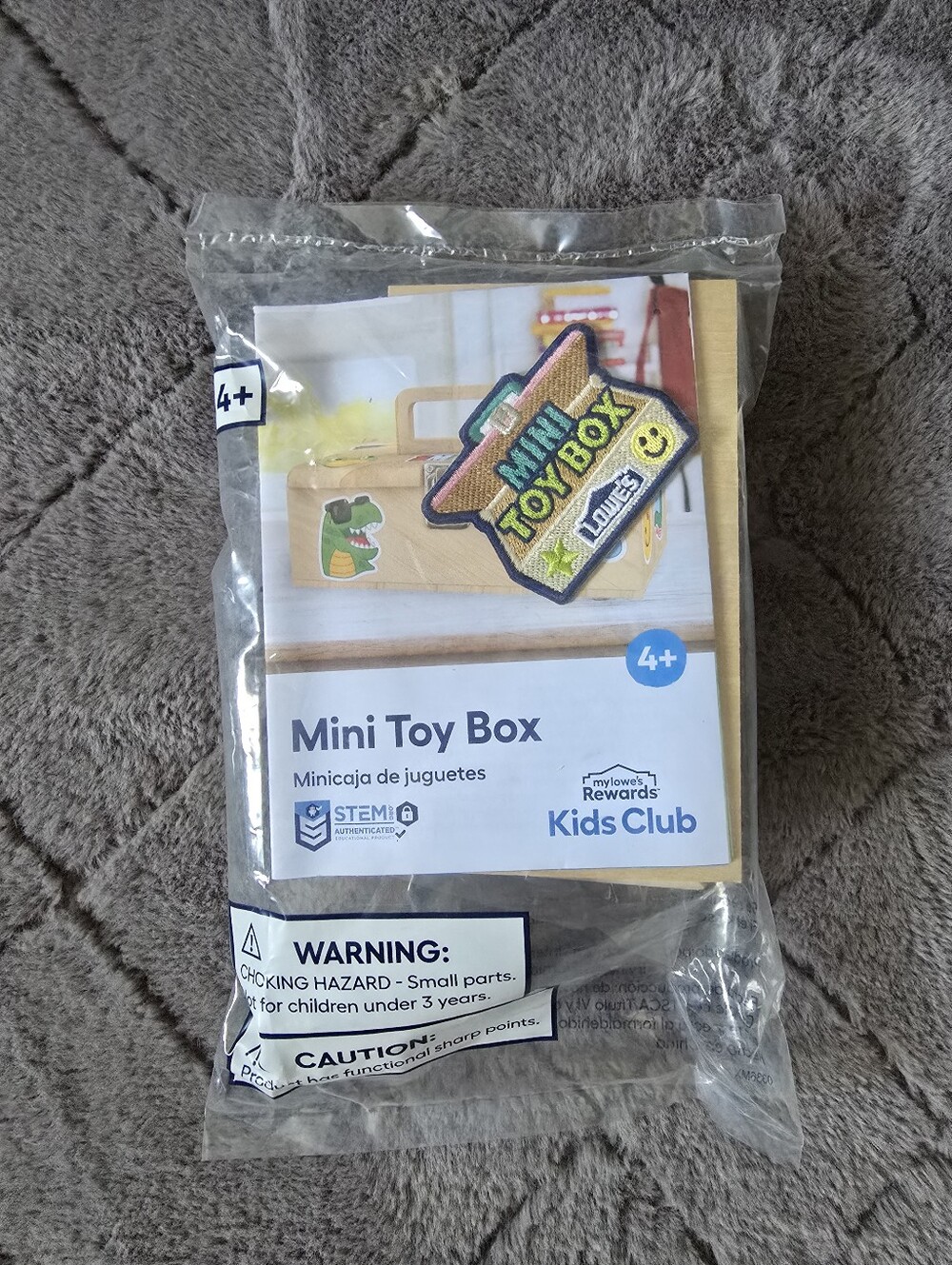 Lowes Kids Club Mini Toy Box